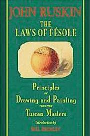 Front cover of The laws of Fésole by John Ruskin