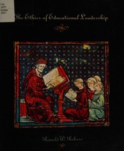 Front cover of The ethics of educational leadership by Ronald W. Rebore