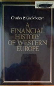 Cover of A Financial History of Western Europe by Charles Poor Kindleberger
