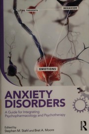 Cover of Anxiety disorders by Stephen M. Stahl