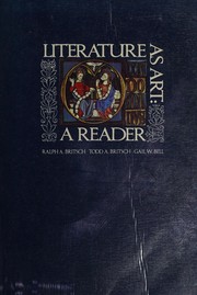Front cover of Literature as Art by Ralph A. Britsch