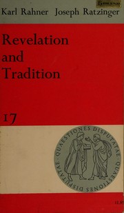 Front cover of Offenbarung und Überlieferung by Karl Rahner