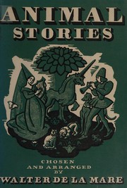 Front cover of Animal stories by Walter De la Mare