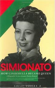 Front cover of Giulietta Simionato by Jean-Jacques Hanine-Roussel