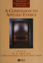 Cover of COMPANION TO APPLIED ETHICS: ED. BY R.G. FREY by R. G. Frey