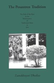 Front cover of The pesantren tradition by Zamakhsyari Dhofier
