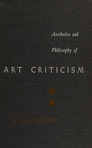 Front cover of Aesthetics and philosophy of art criticism by Jerome Stolnitz