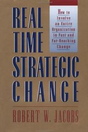 Cover of Real time strategic change by Jacobs, Robert W.