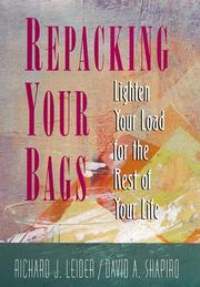 Cover of Repacking your bags by Richard Leider