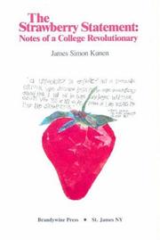 Cover of The Strawberry Statement by James S. Kunen