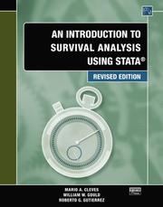 Front cover of An introduction to survival analysis using Stata by Mario Alberto Cleves