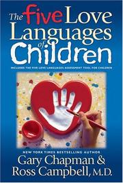 Front cover of The five love languages of children by Gary D. Chapman