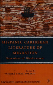 Front cover of Hispanic Caribbean literature of migration by Vanessa Pérez Rosario