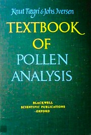 Cover of Textbook of pollen analysis by Knut Faegri