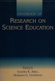 Front cover of Handbook of research on science education by Sandra K. Abell