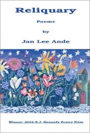 Cover of Reliquary by Jan Lee Ande