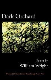 Cover of Dark orchard by Wright, William