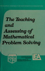 Front cover of The Teaching and assessing of mathematical problem solving by Randall Charles