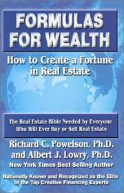 Cover of Formulas for Wealth by Ph.D, Albert J. Lowry