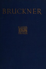 Cover of Bruckner by Decsey, Ernst