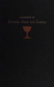 Front cover of Handbook of Christian feasts and customs by Francis Xavier Weiser