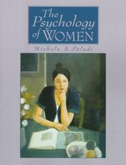 Cover of The psychology of women by Michele Antoinette Paludi