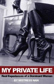 Front cover of My private life by Nan Mistress.