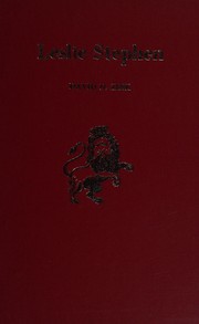 Cover of Leslie Stephen by D. D. Zink