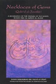 Front cover of Necklaces of gems= by Muḥammad ibn Yaḥyā Tadifī