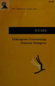 Front cover of Dialogues concerning natural religion by David Hume