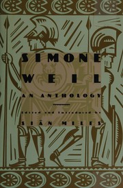 Cover of Simone Weil, an anthology by Simone Weil
