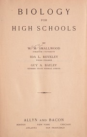 Cover of Biology for high schools by William Martin Smallwood