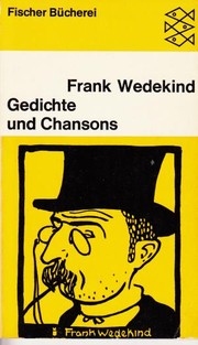Cover of Gedichte und Chansons by Frank Wedekind