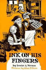 Cover of Ink on His Fingers by Louise A. Vernon