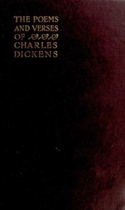 Front cover of The Poems and Verses of Charles Dickens by Charles Dickens