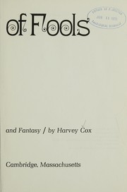 Front cover of The feast of fools by Harvey Gallagher Cox
