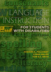 Front cover of Language instruction for students with disabilities by Edward A. Polloway