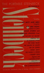 Cover of Steinbeck by John Steinbeck