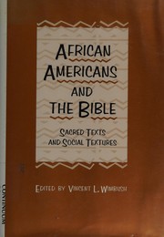 Front cover of African Americans and the Bible by Vincent L. Wimbush