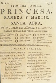Front cover of Princesa, ramera y mártir, Santa Afra by Thomas de Añorbe y Corregel