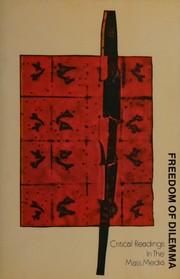 Front cover of Freedom of dilemma by David J. Riley