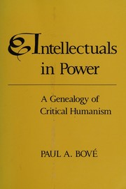 Cover of Intellectuals in Power by Paul A. Bove