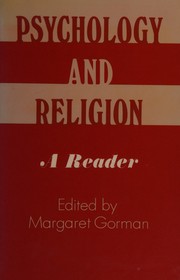 Front cover of Psychology and religion by Margaret Gorman