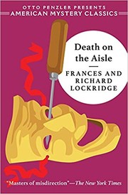 Front cover of Death on the aisle by Frances Louise Davis Lockridge