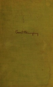 Front cover of Green Hills of Africa by Ernest Hemingway