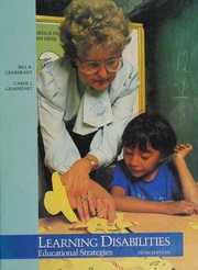 Cover of Learning disabilities by Bill R. Gearheart