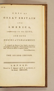Front cover of The case of Great-Britain and America by Gervase Parker Bushe