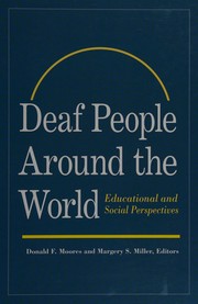 Cover of Deaf people around the world by Donald F. Moores