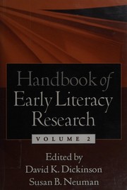 Cover of Handbook of early literacy research by Susan B. Neuman