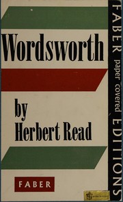 Cover of Wordsworth by Herbert Edward Read